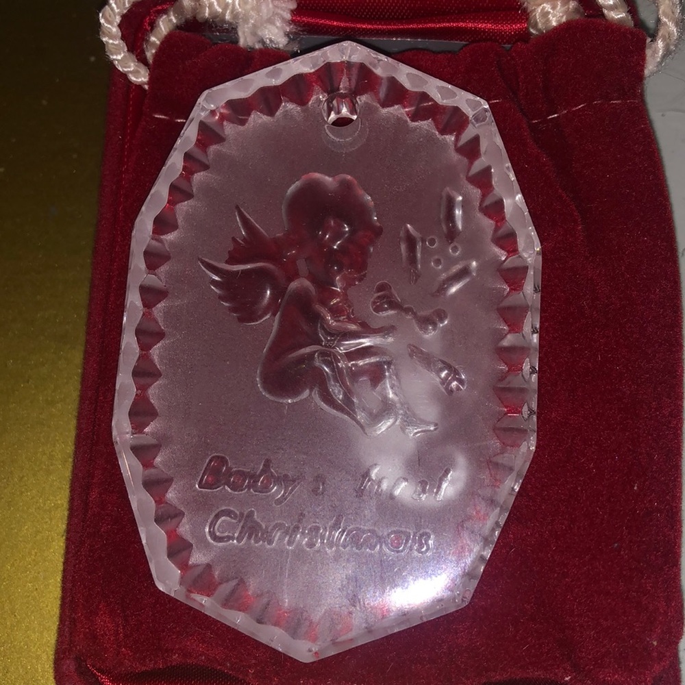 Waterford Crystal “Baby’s First Christmas Ornament”
